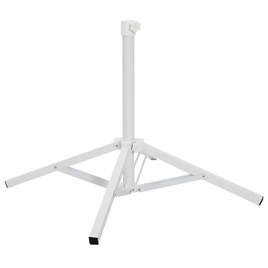 Parasol Stand White Steel for 25-32 mm Pole