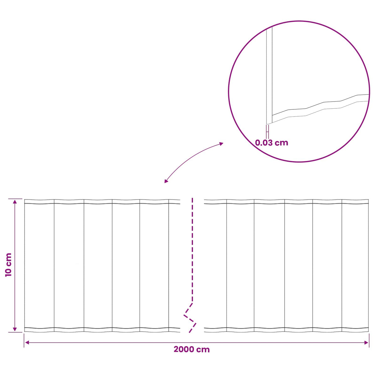 Lawn Edging 20 m x 10 cm Galvanised Steel Silver
