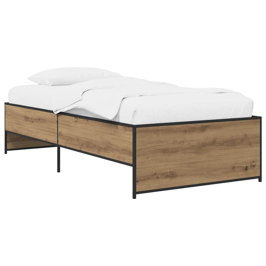 Bed Frame Artisan Oak 80 x 200 cm Engineered Wood