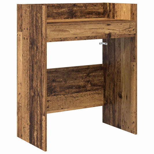 DJ Table Oak Wood 62 x 45 x 102 cm Engineered Wood