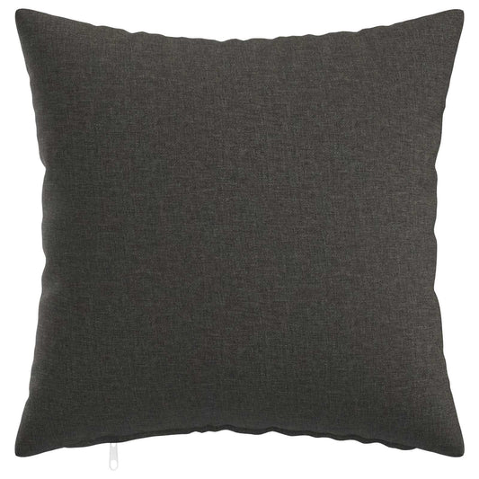 Cushion Cover 2 pcs HEERLEN Dark Grey 35 x 35 cm Fabric