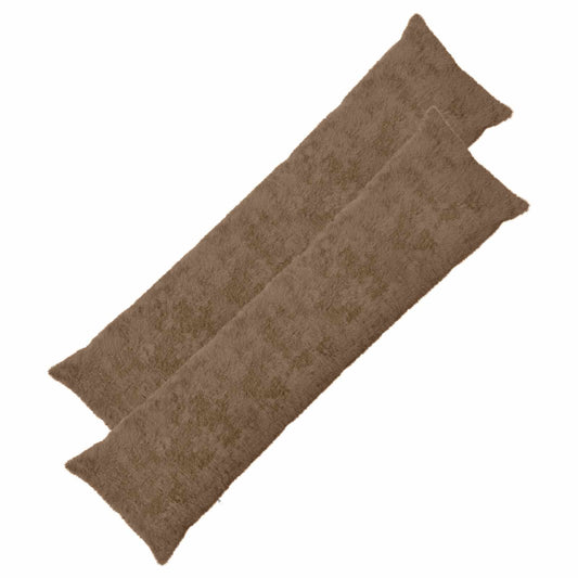 Cushion Cover 2 pcs HEERLEN Light Brown 40 x 145 cm