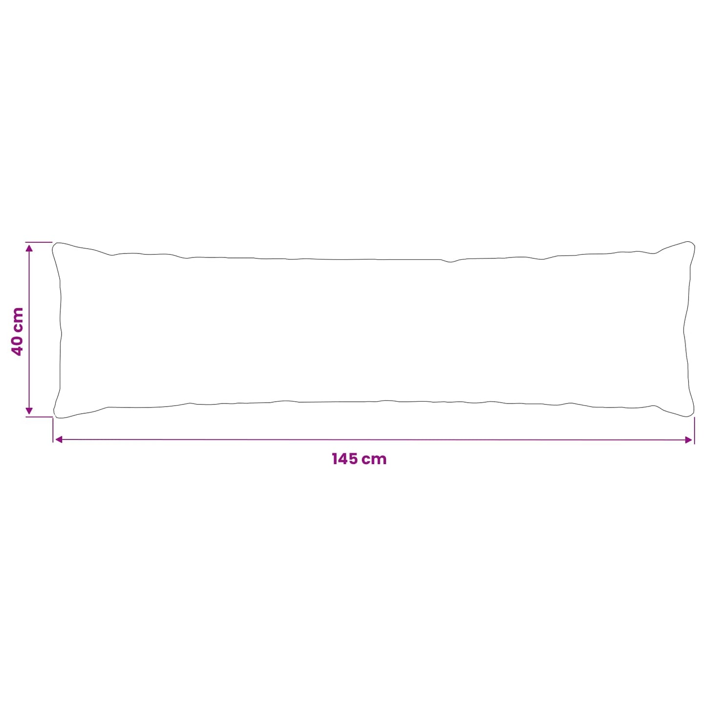 Cushion Cover 2 pcs HEERLEN Navy Blue 40 x 145 cm