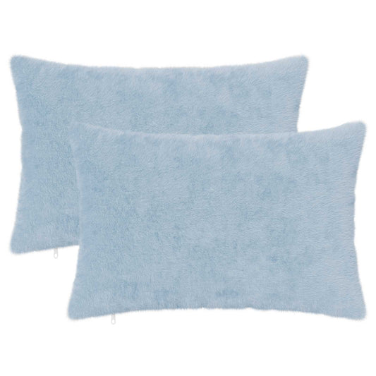 Cushion Cover 2 pcs HEERLEN Light Blue 40 x 60 cm