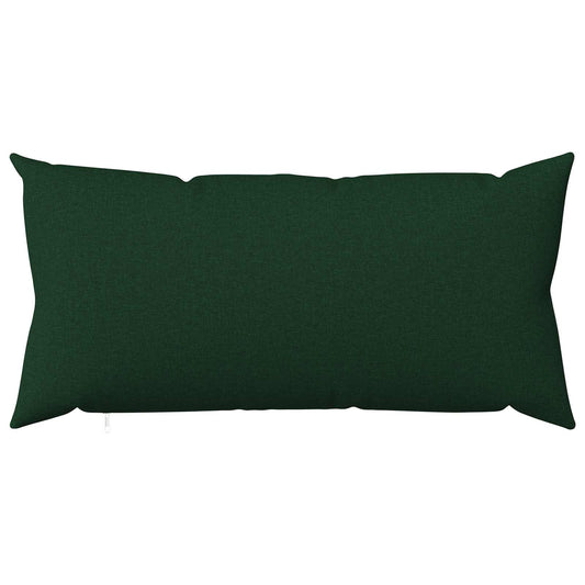 Cushion Cover 6 pcs HEERLEN Dark Green 40 x 70 cm Fabric
