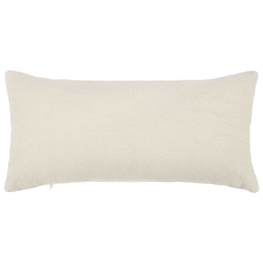 Cushion Cover 2 pcs HEERLEN Cream 40 x 70 cm Bouclé