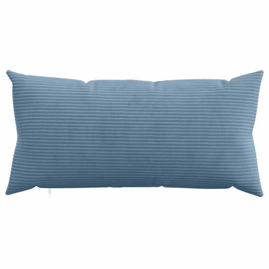 Cushion Cover 6 pcs HEERLEN Blue 40 x 80 cm Corduroy