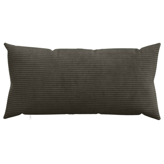 Cushion Cover 6 pcs HEERLEN Anthracite 40 x 80 cm Corduroy