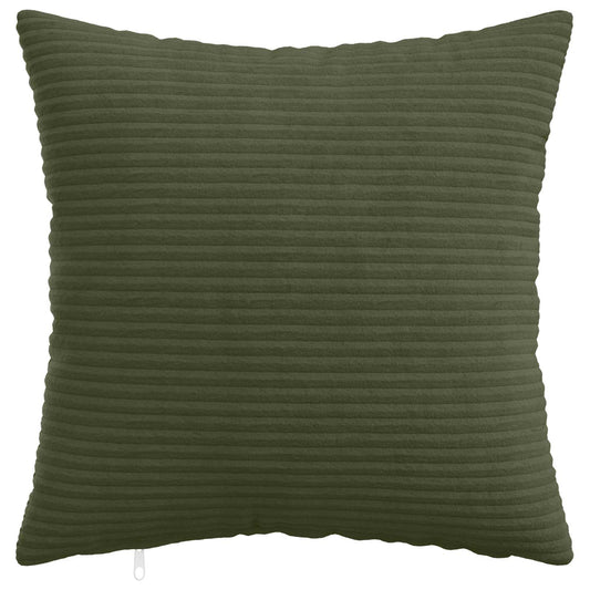 Cushion Cover 6 pcs HEERLEN Green 50 x 50 cm Corduroy