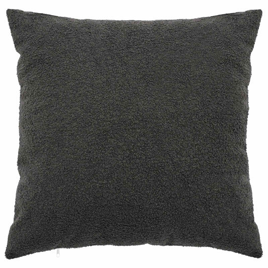 Cushion Cover 6 pcs HEERLEN Dark Grey 80 x 80 cm Bouclé