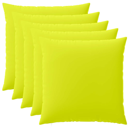Cushion Cover 6 pcs HEERLEN Bright Green 80 x 80 cm Polyester