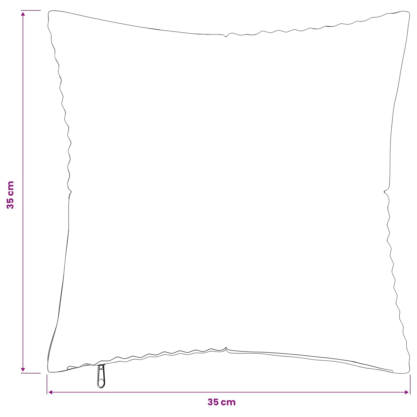 Cushion Cover 2 pcs ALMELO Red Orange 35 x 35 cm Corduroy