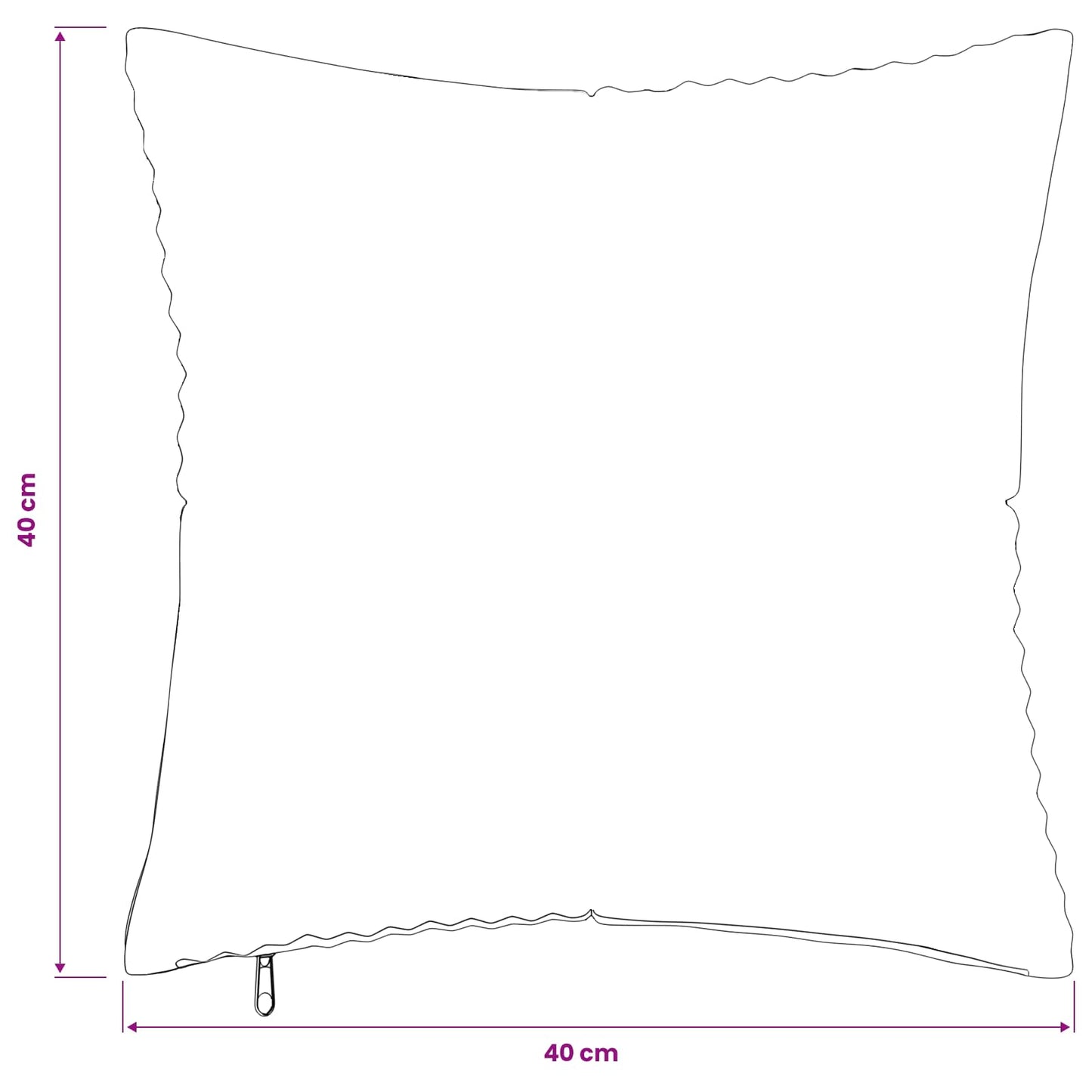 Cushion Cover 2 pcs ALMELO Dark Grey 40 x 40 cm Corduroy