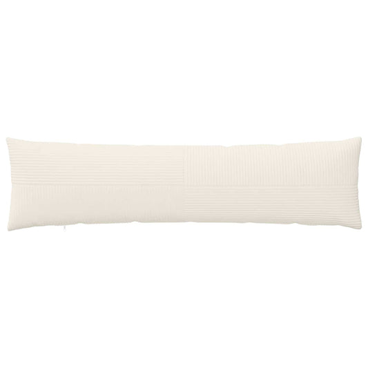 Cushion Cover ALMELO Cream 40 x 145 cm Corduroy