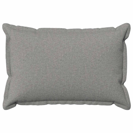 Cushion Cover 2 pcs HOUTEN Cloud Grey 40 x 60 cm Faux Linen