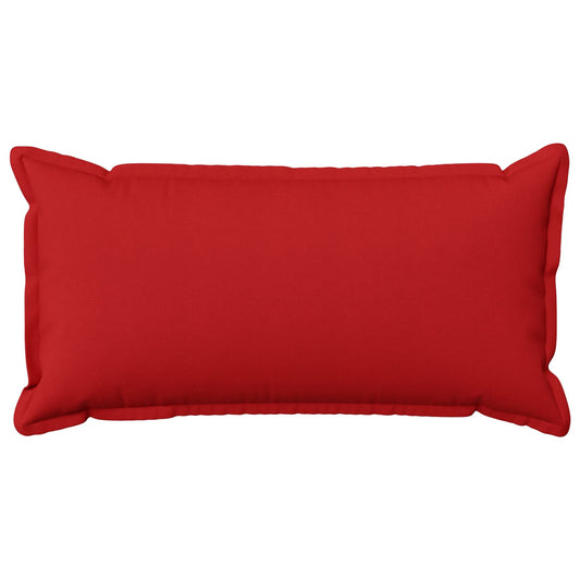 Cushion Cover 6 pcs HOUTEN Red 40 x 80 cm Faux Linen