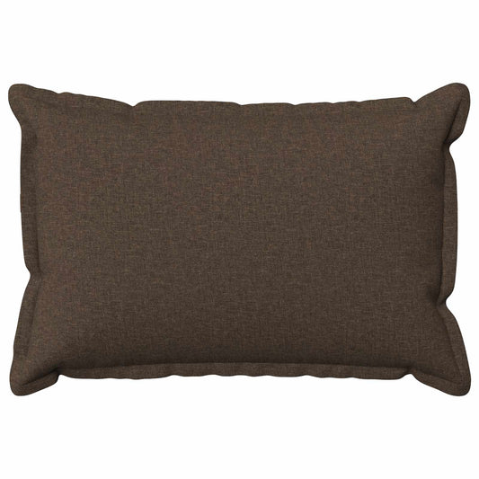 Cushion Cover 6 pcs HOUTEN Taupe 50 x 75 cm Faux Linen
