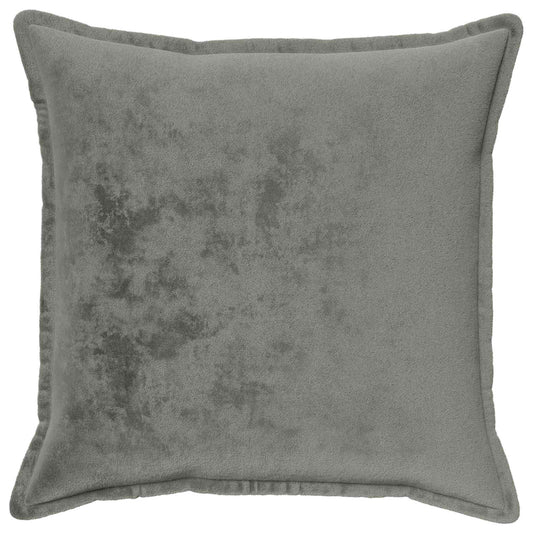 Cushion Cover 2 pcs HOUTEN Dark Grey 70 x 70 cm Flannel
