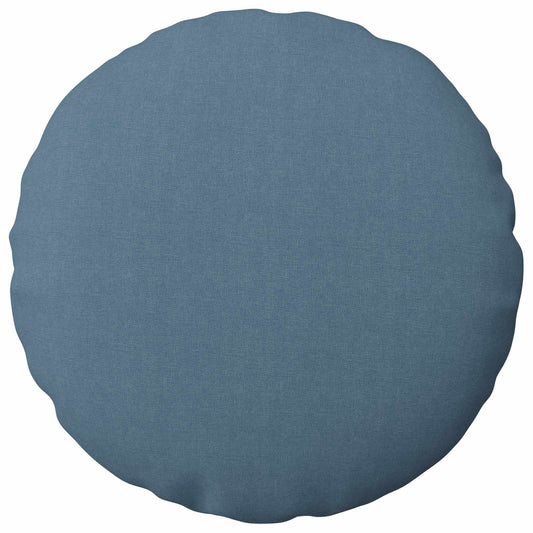 Cushion Cover 6 pcs HEERLEN Jeans Blue Ø 50 cm Fabric