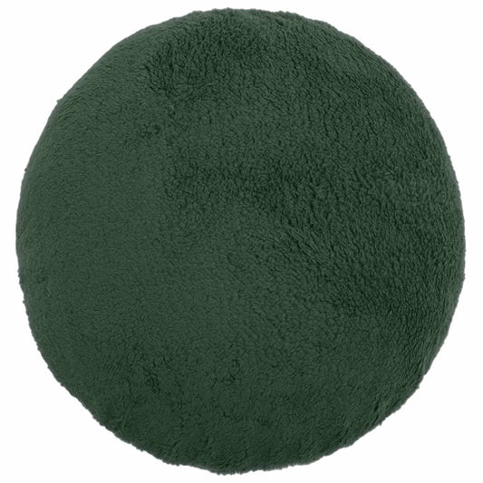 Cushion Cover 2 pcs HEERLEN Dark Green Dia. 50 cm Bouclé