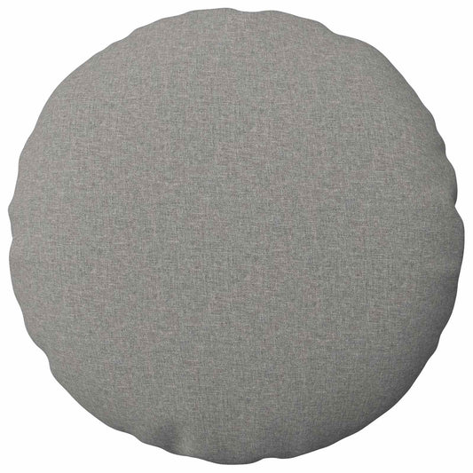 Cushion Cover 2 pcs HEERLEN Cloud Grey Ø 60 cm Fabric