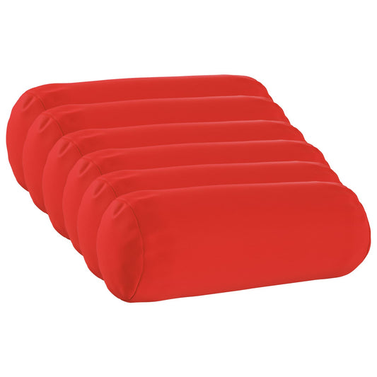 Cushion Cover 6 pcs HEERLEN Red Ø 15 x 40 cm Polyester