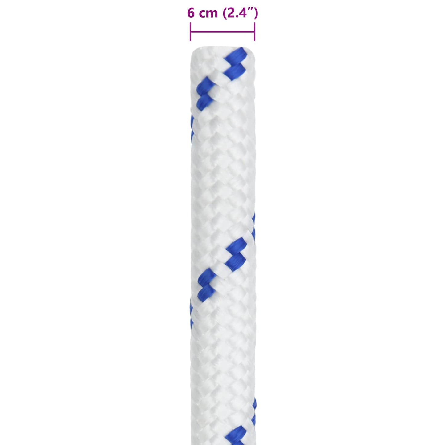Boat Rope 6 mm 10 m White and Blue