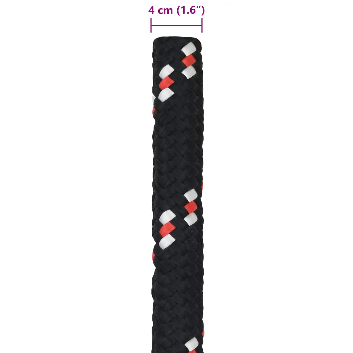 Boat Rope 4 mm 10 m Black and Red