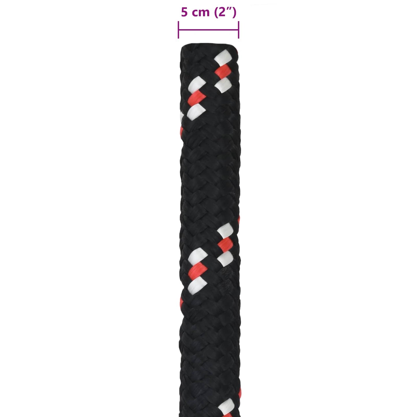 Boat Rope 5 mm 10 m Black and Red