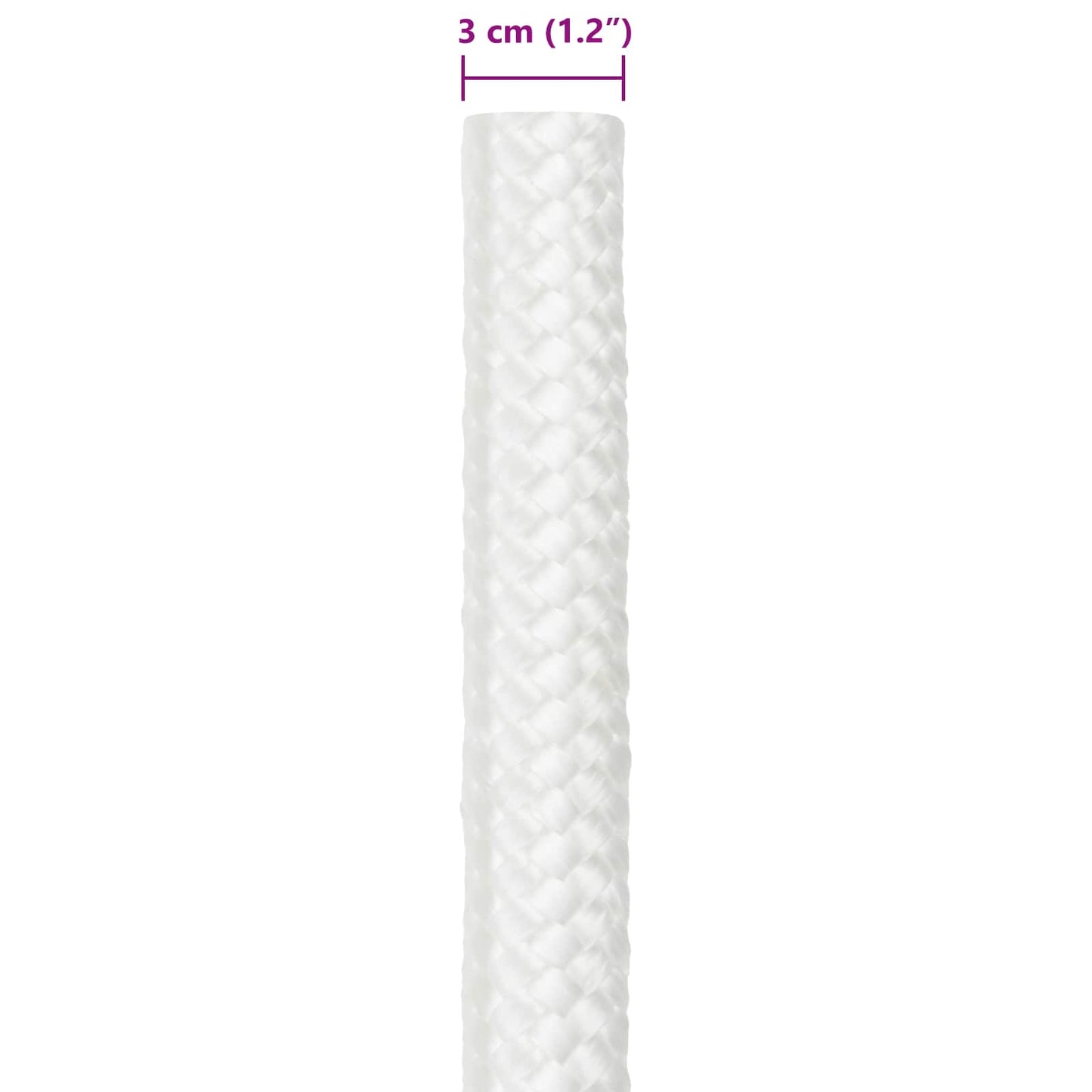 Boat Rope 3 mm 50 m White PP