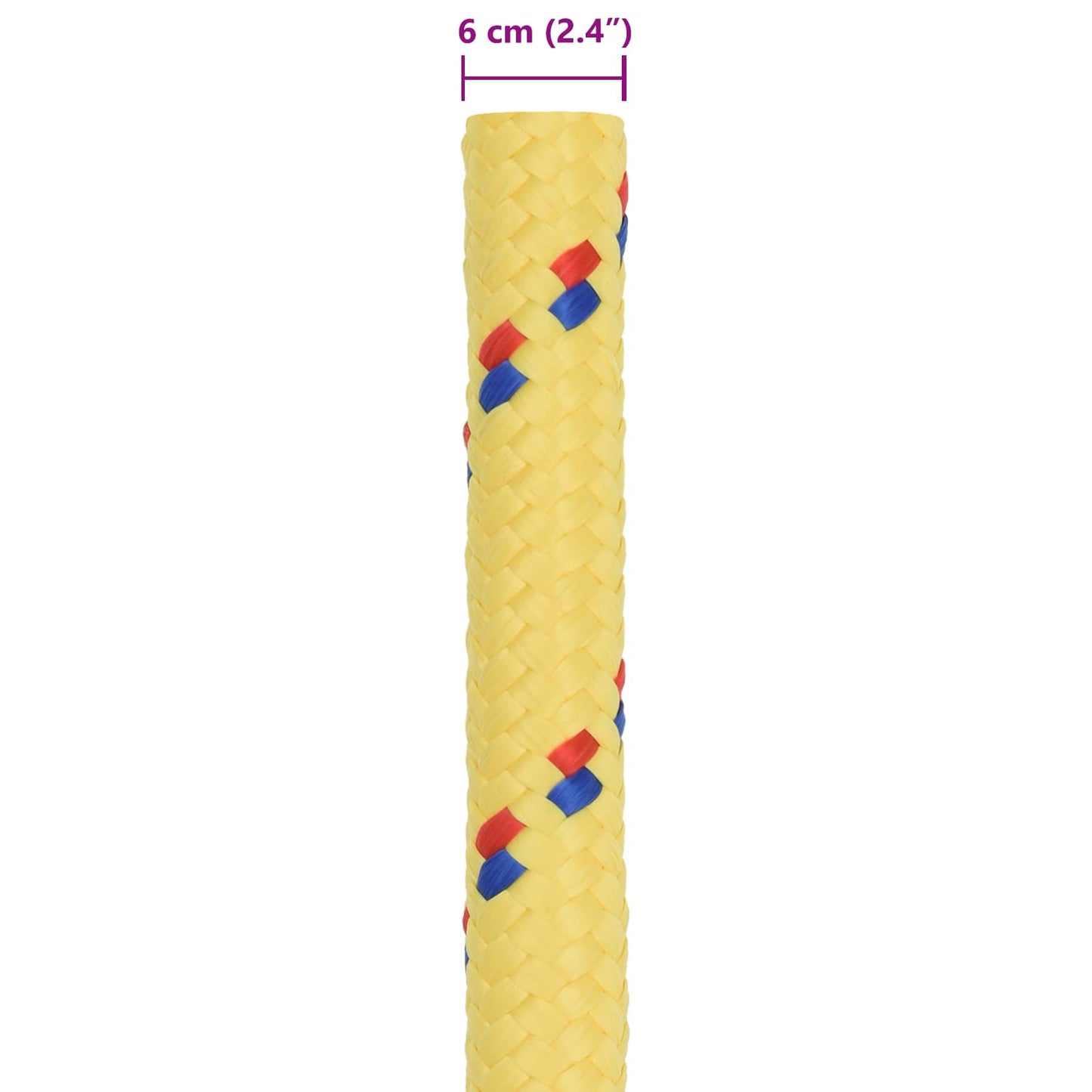 Boat Rope 6 mm 10 m Yellow