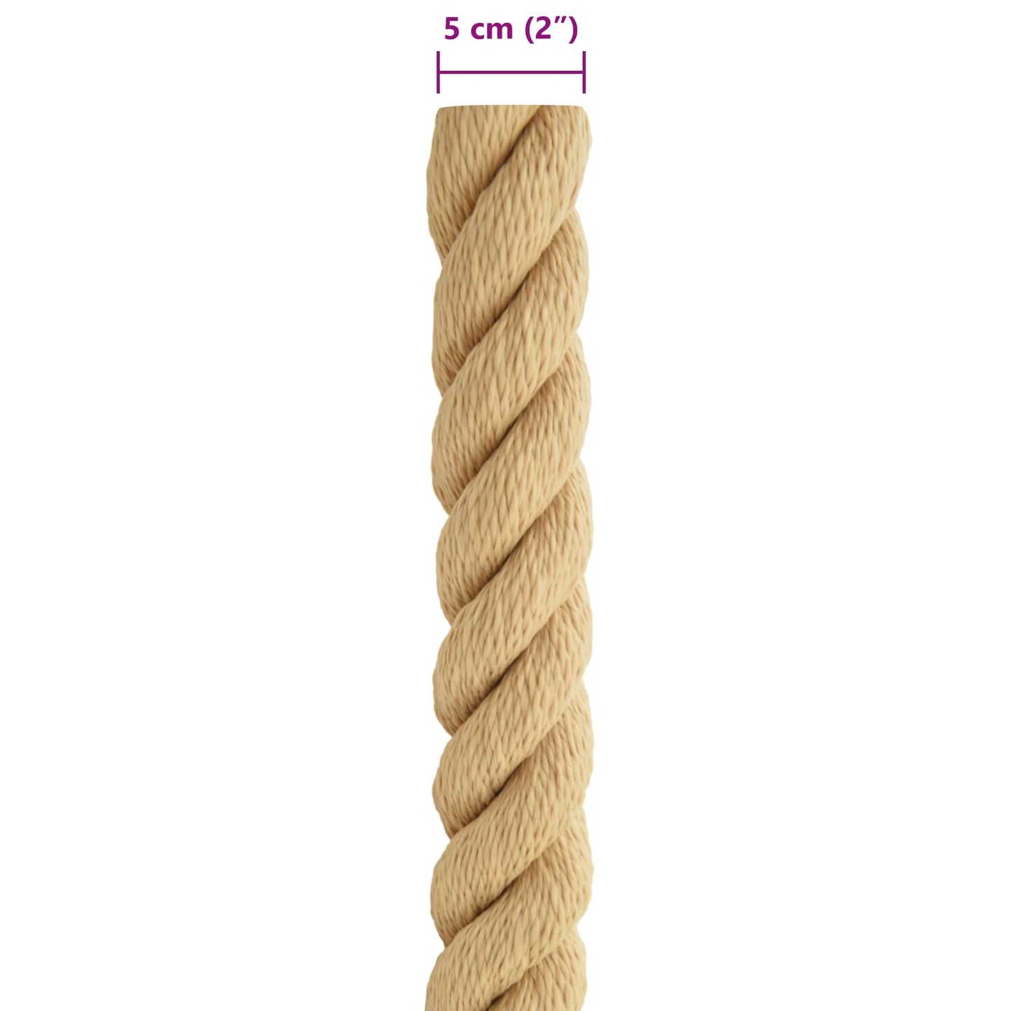 Boat Rope 5 mm 10 m Natural