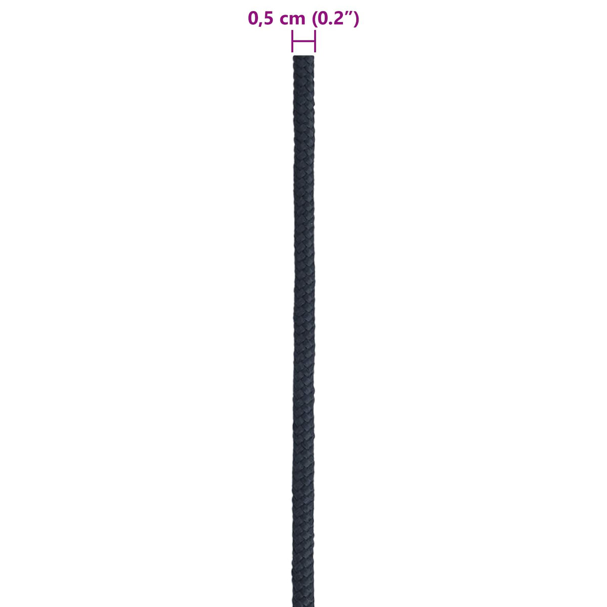 Boat Rope 0.5 mm 50 m Royal Blue Polyester