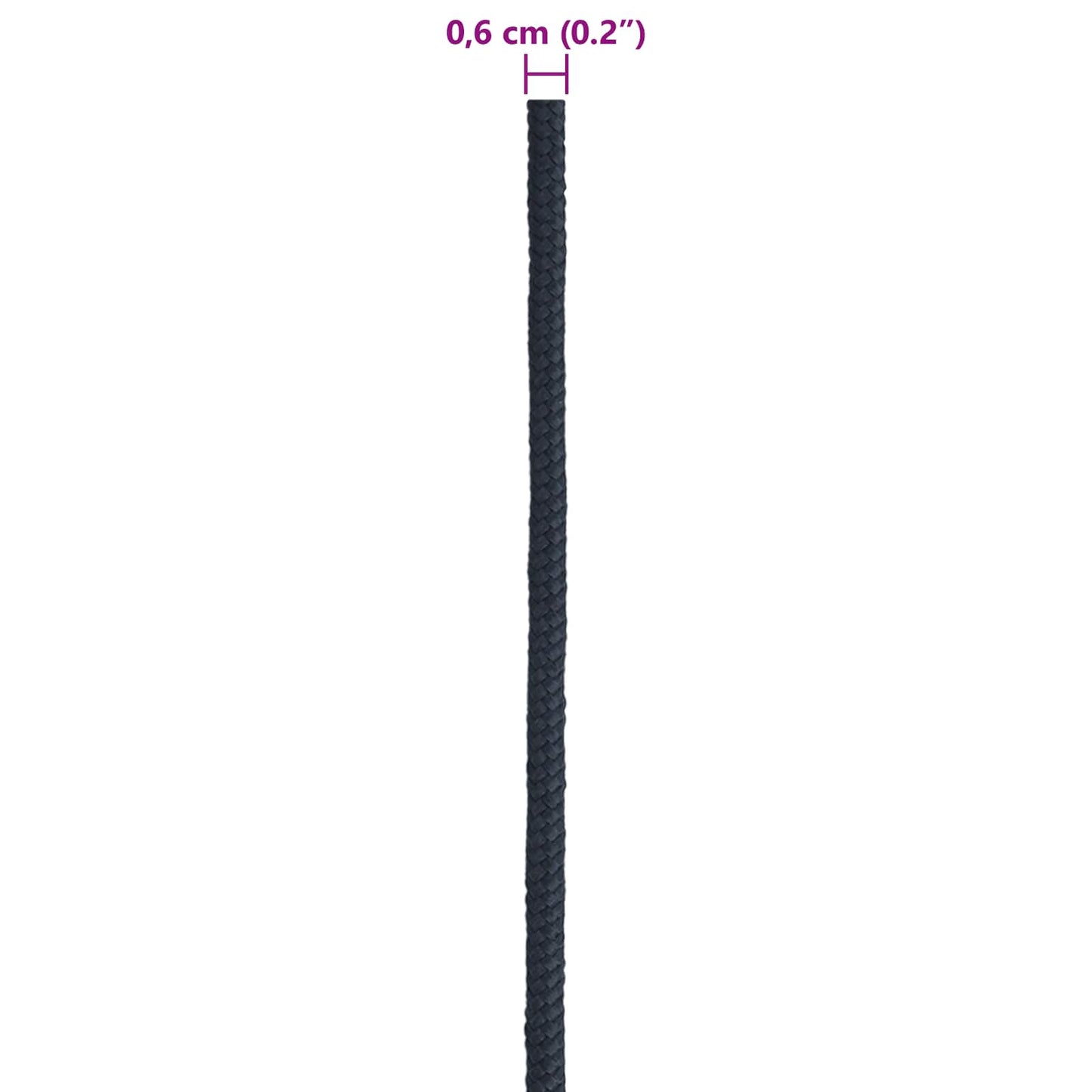 Boat Rope 0.6 mm 500 m Royal Blue Polyester