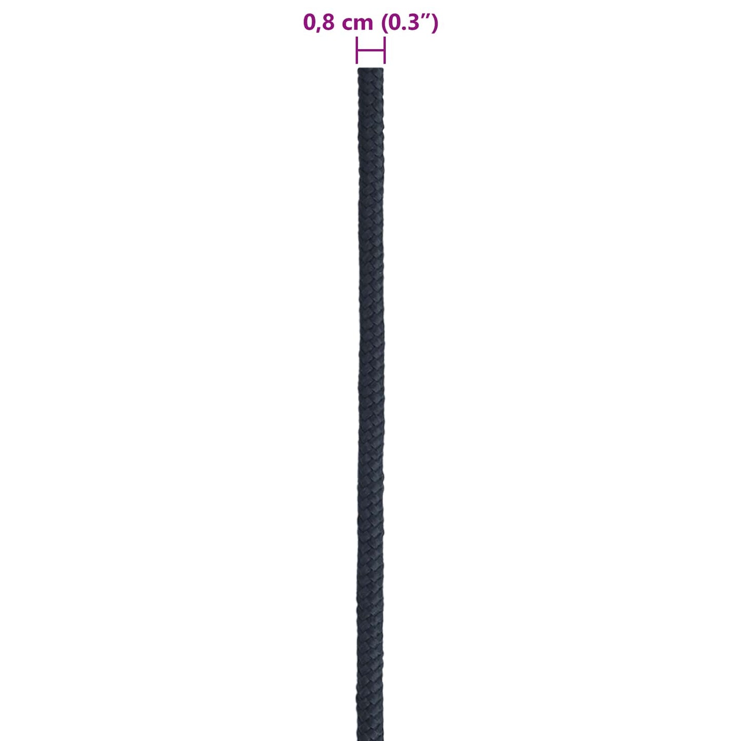 Boat Rope 0.8 mm 500 m Royal Blue Polyester