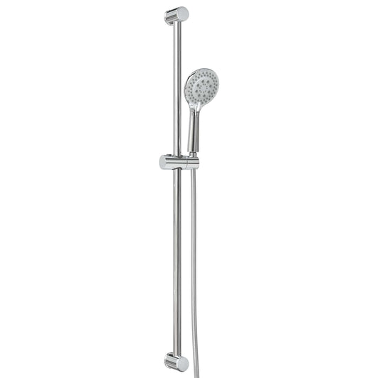 Shower System Set Chrome 100 cm Stainless Steel