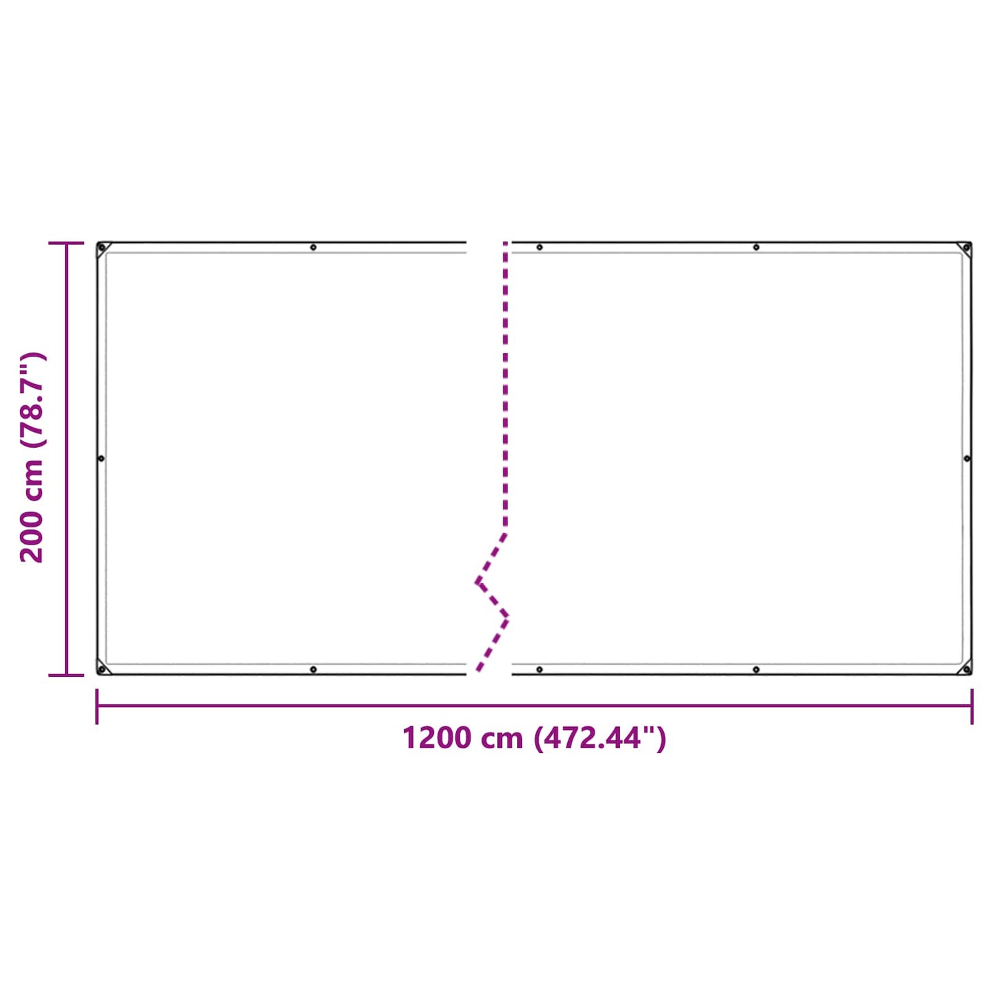 Plant Cover Transparent 2 x 12 m PE