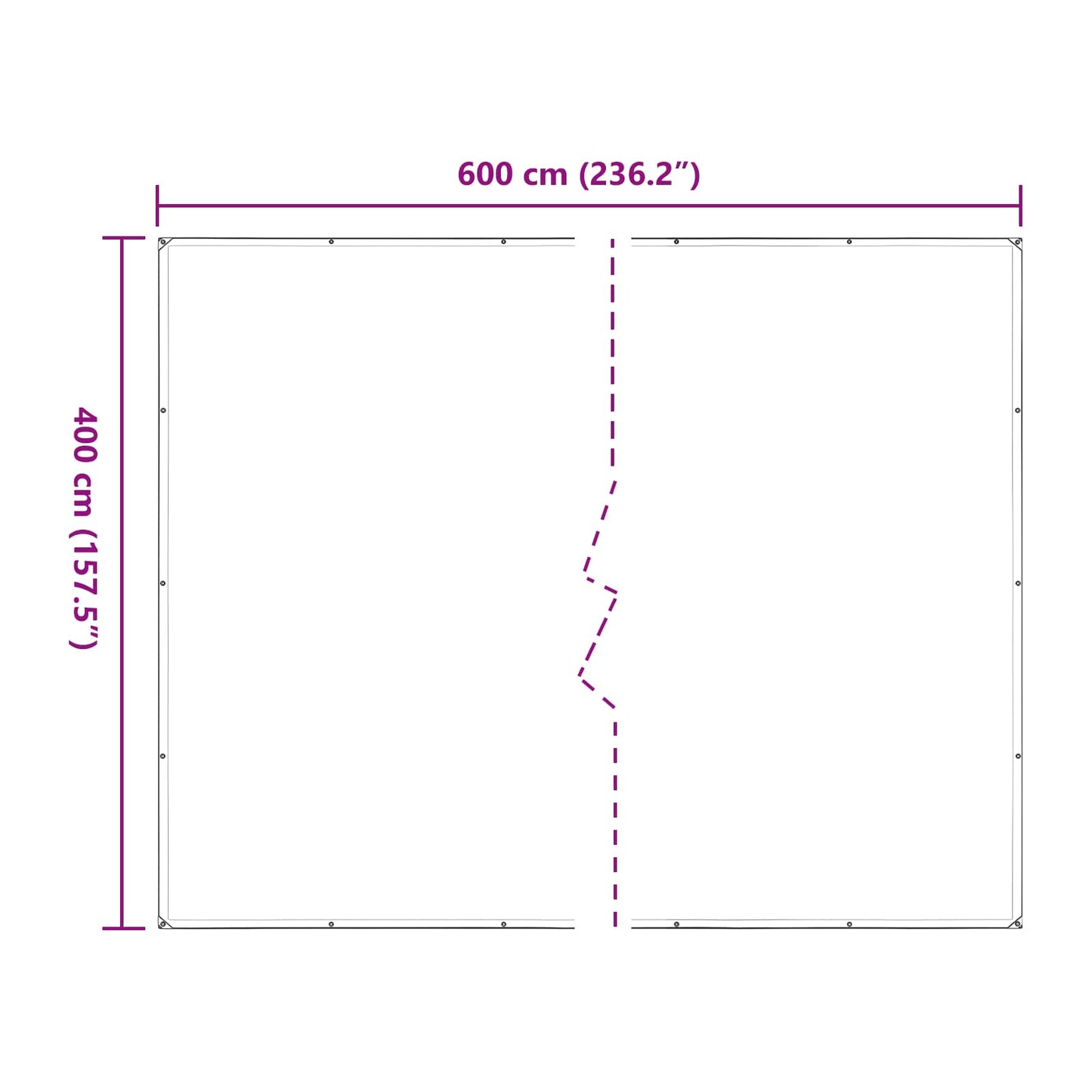 Plant Cover Transparent 4 x 6 m PE