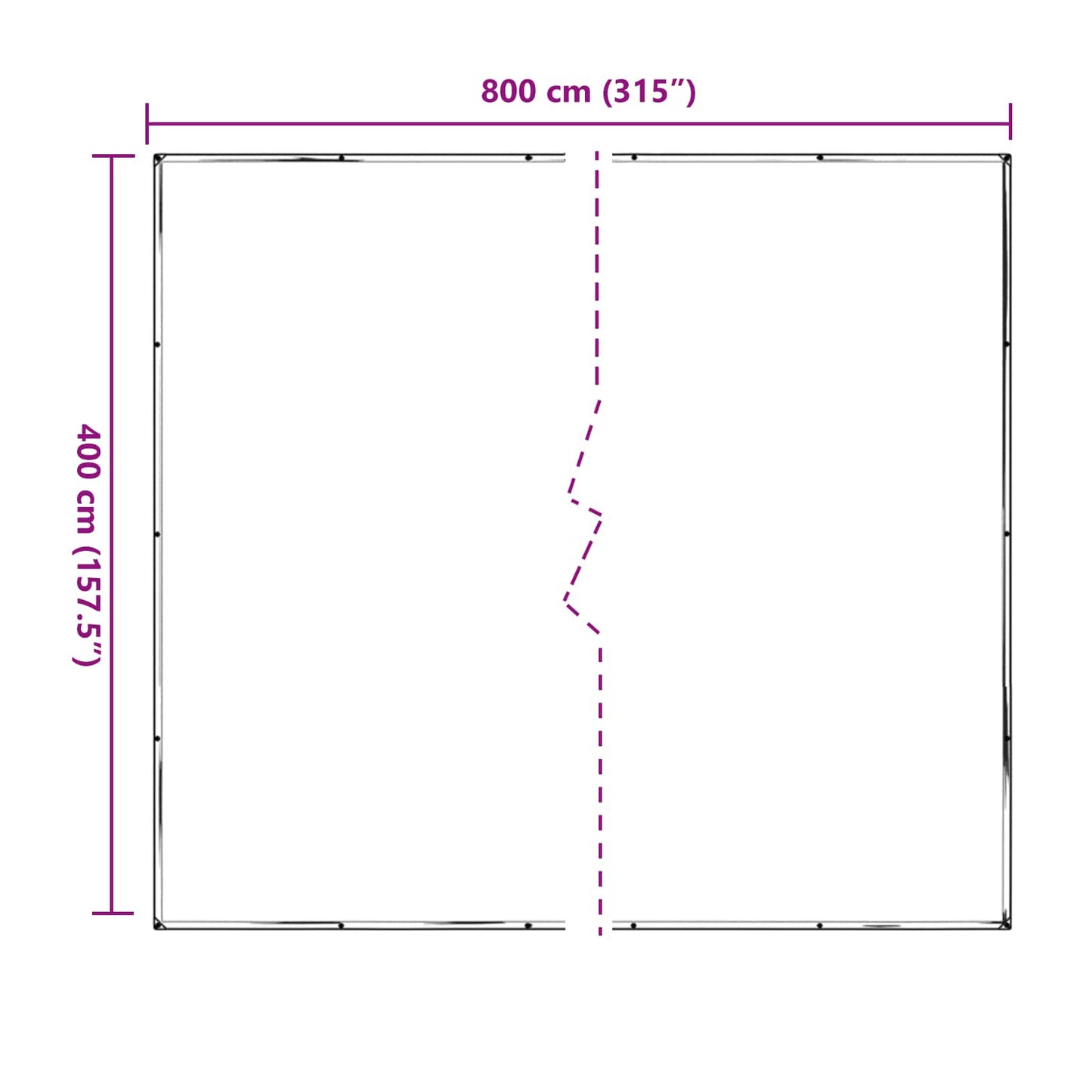Plant Cover Transparent 4 x 8 m PE