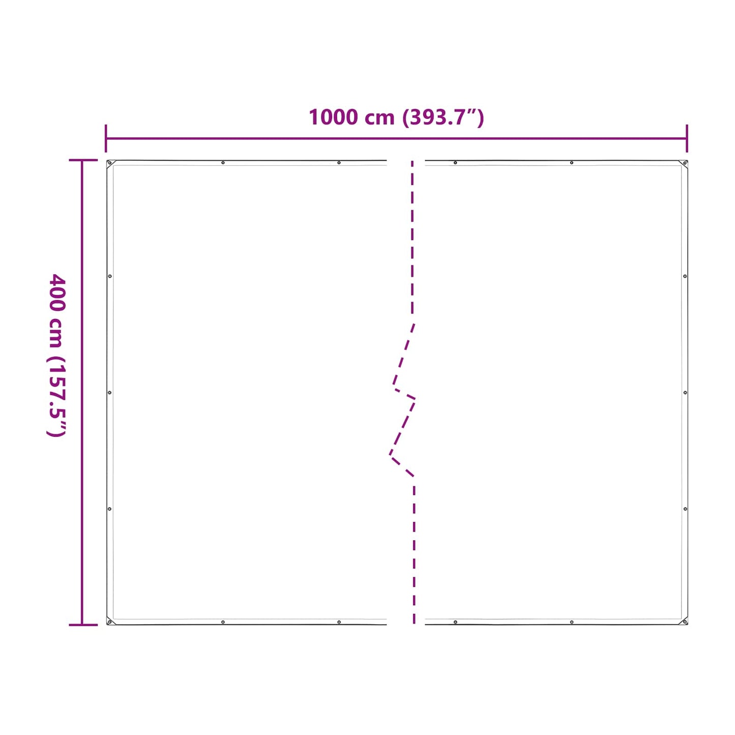 Plant Cover Transparent 4 x 10 m PE