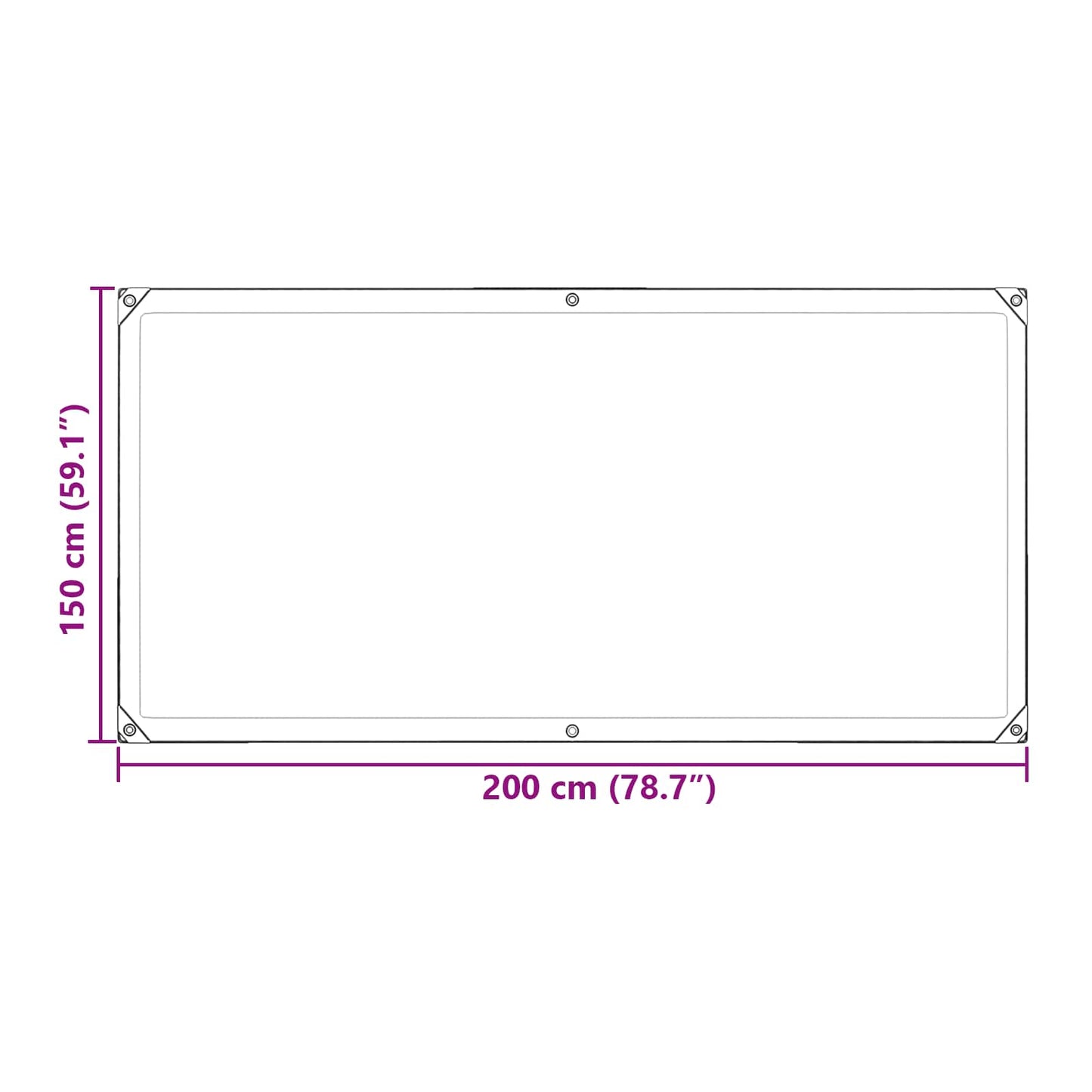 Plant Cover Transparent 2 x 1.5 m PE