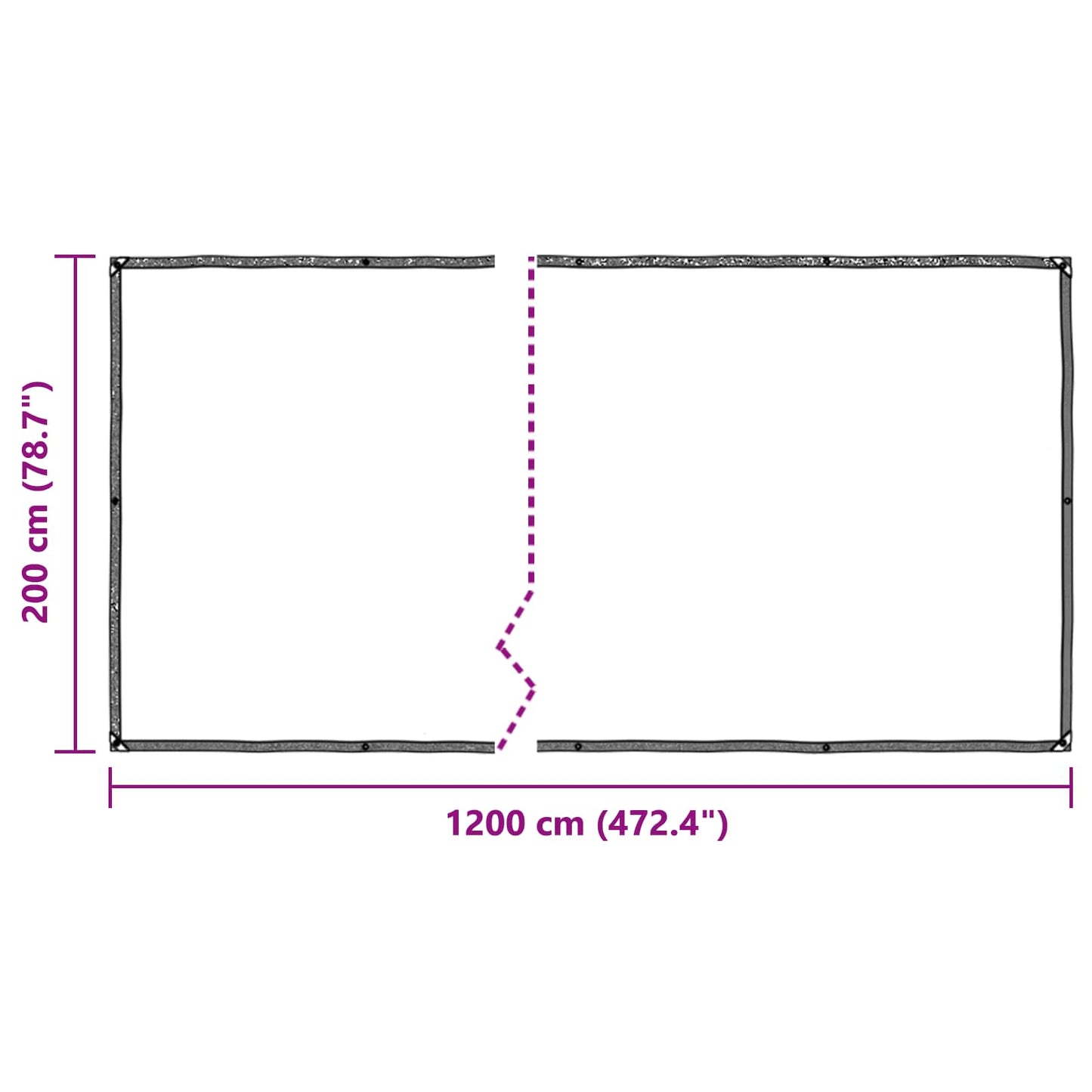 Plant Cover Transparent 2 x 12 m PE