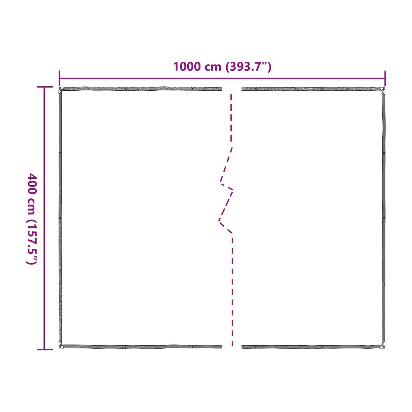 Plant Cover Transparent 4 x 10 m PE