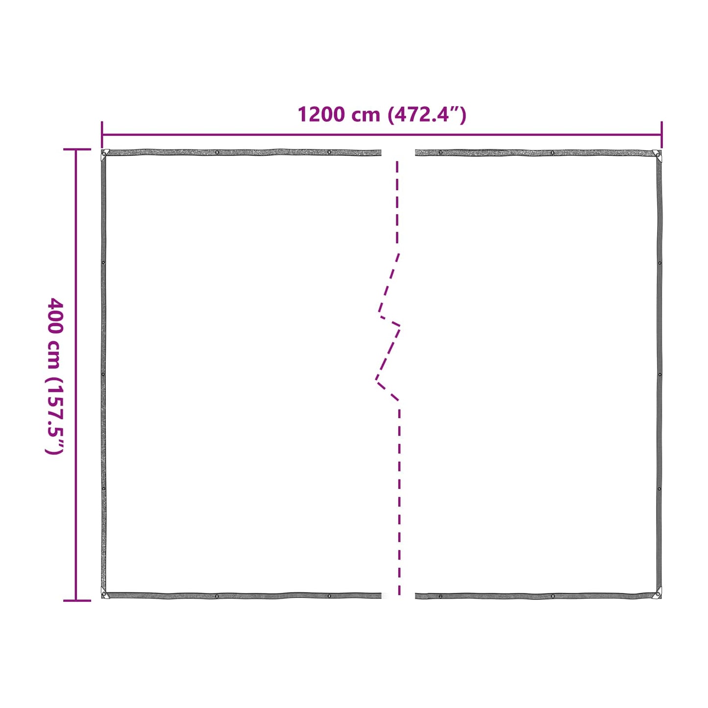 Plant Cover Transparent 4 x 12 m PE