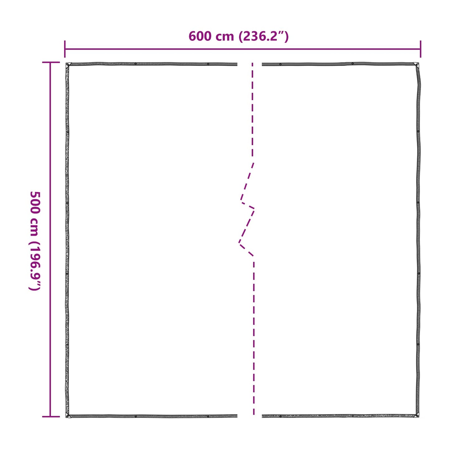 Plant Cover Transparent 5 x 6 m PE