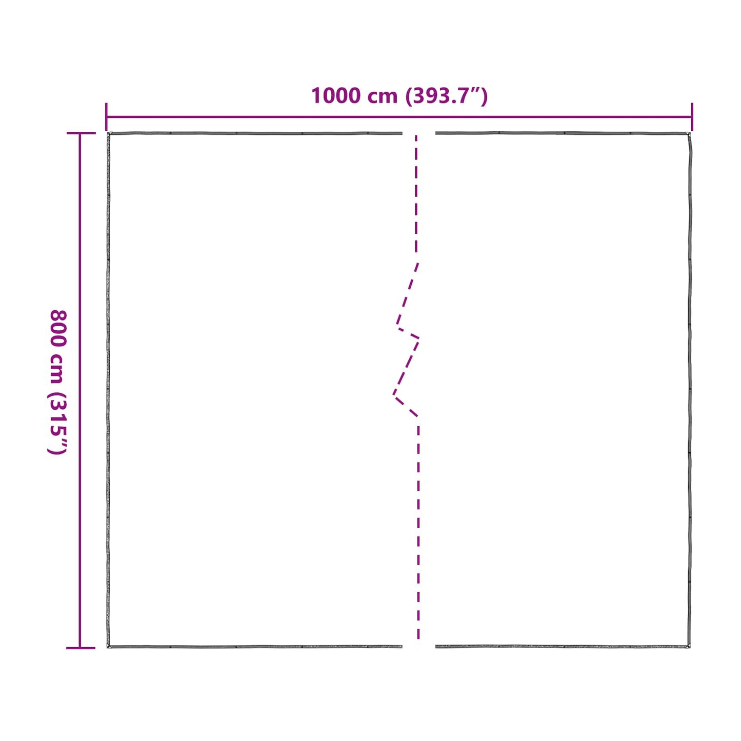 Plant Cover Transparent 8 x 10 m PE