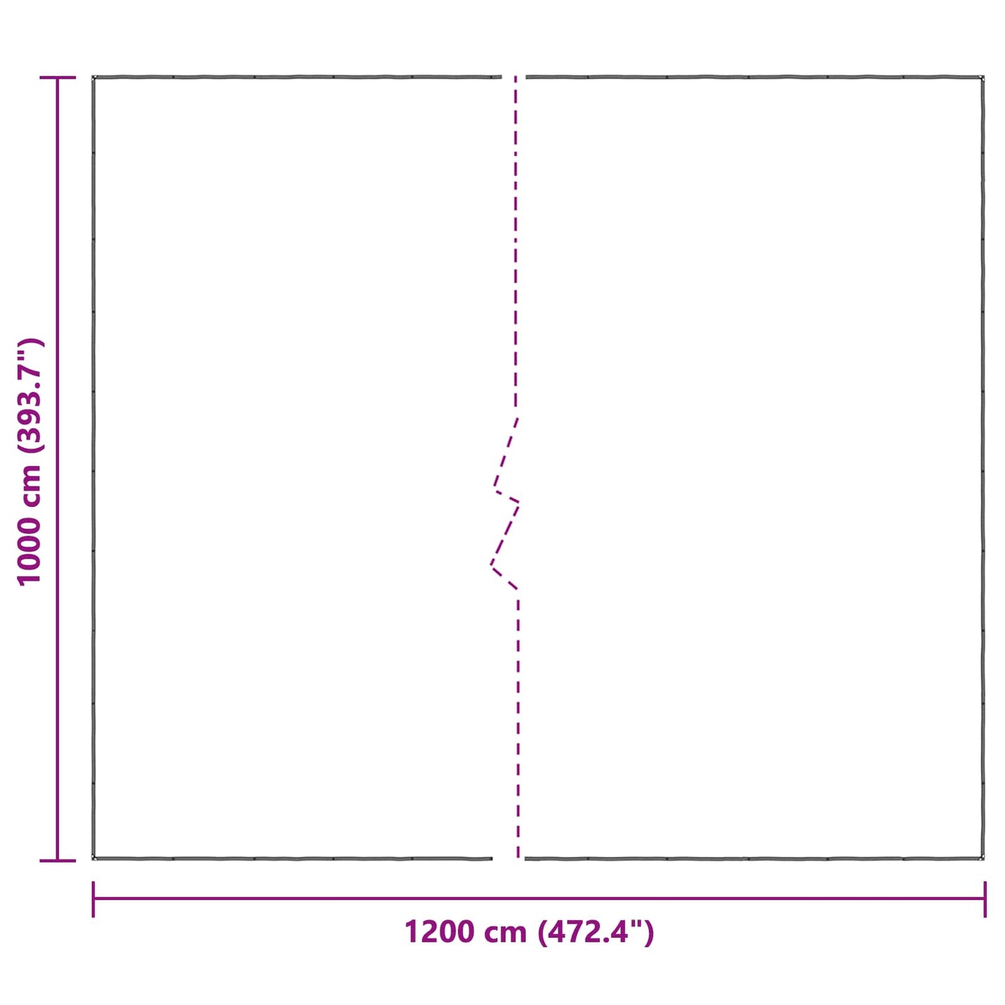 Plant Cover Transparent 10 x 12 m PE