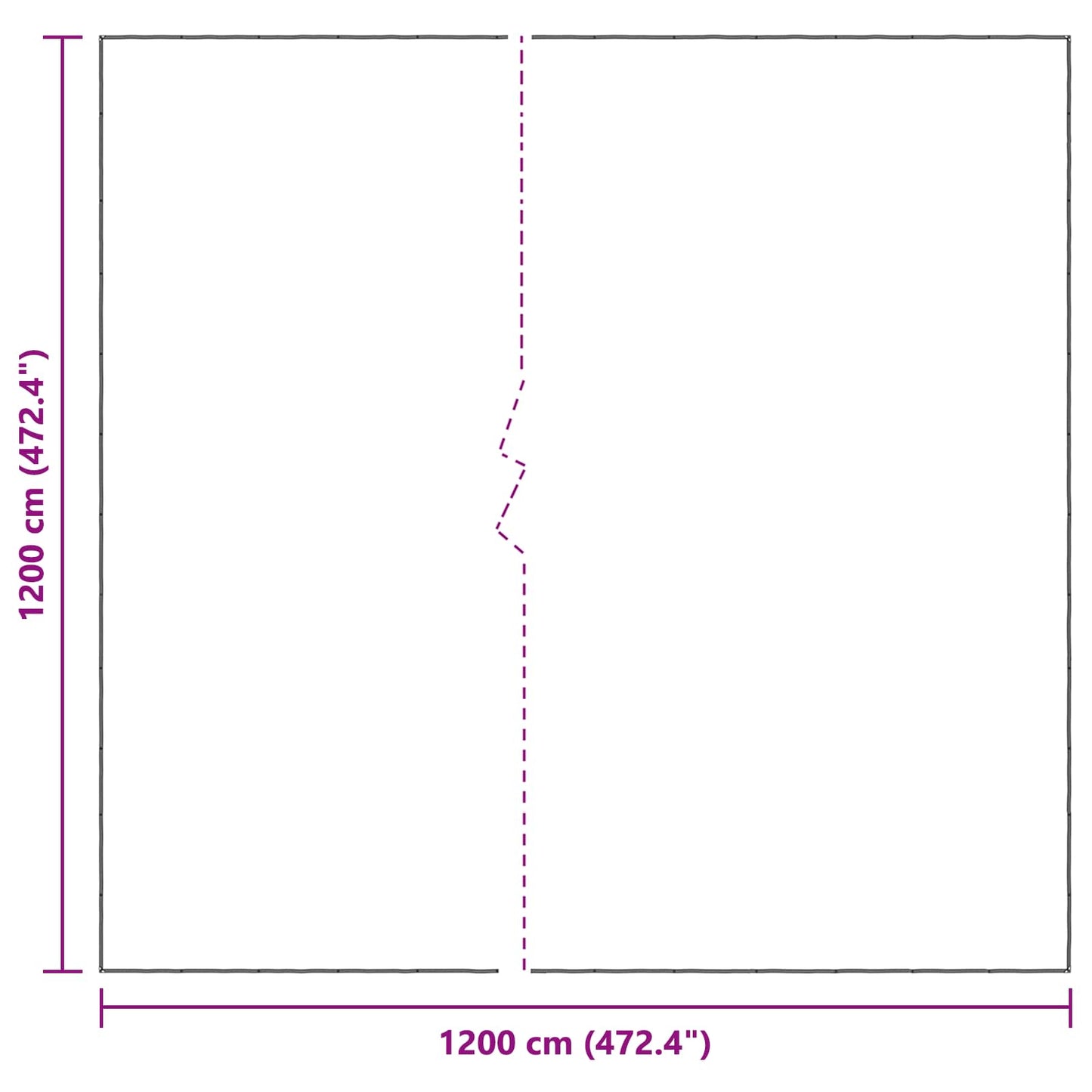 Plant Cover Transparent 12 x 12 m PE
