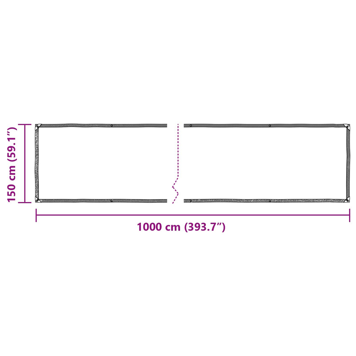 Plant Cover Transparent 10 x 1.5 m PE