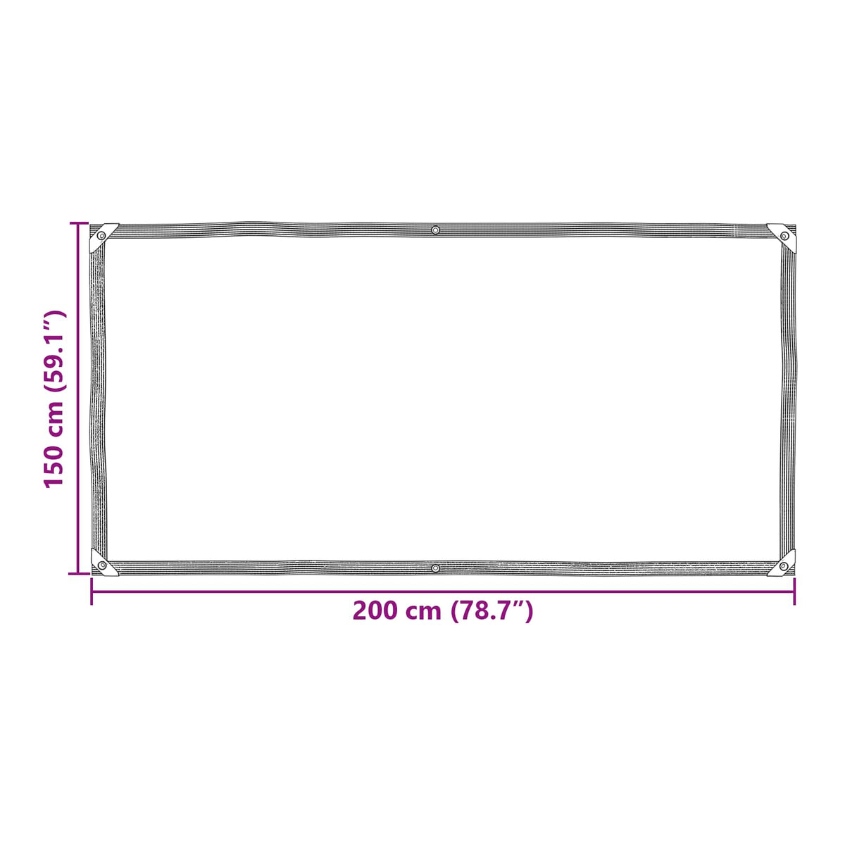 Plant Cover Transparent 2 x 1.5 m PE